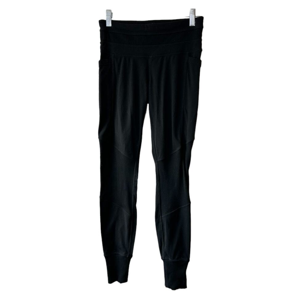 Athleta Black EXCURSION Tight Jogger Leggings Women's Size Small